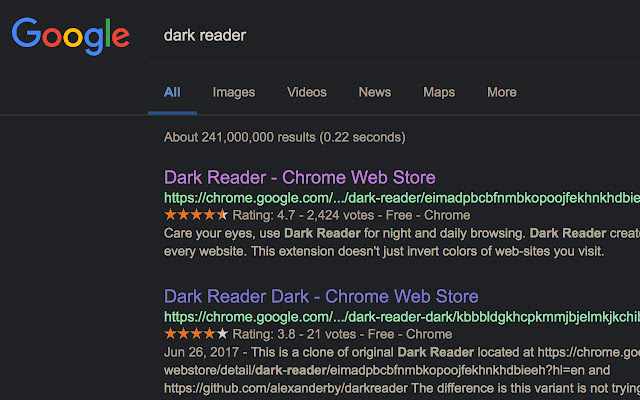 Dark Reader 暗黑主题 Chrome插件截图2