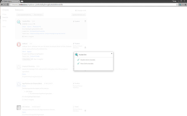 Youdao Dict chrome谷歌浏览器插件_扩展第3张截图