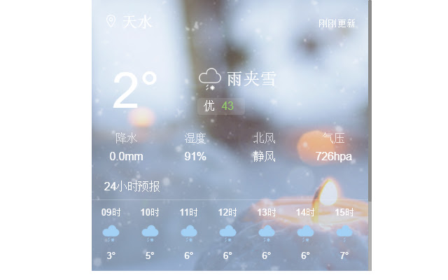 China Weather | 中国天气预报 chrome谷歌浏览器插件_扩展第3张截图