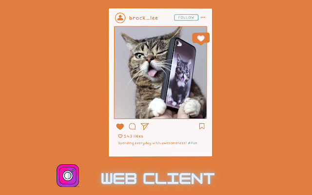 Web client for Instagram™ chrome谷歌浏览器插件_扩展第1张截图