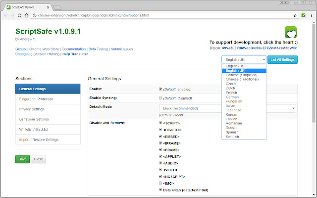 ScriptSafe chrome谷歌浏览器插件_扩展第3张截图