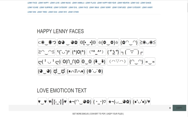 适用于Google Chrome™的Lenny Faces键盘 chrome谷歌浏览器插件_扩展第1张截图