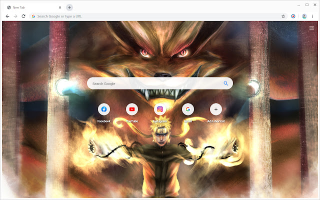 Kurama 火影忍者 壁纸新标签页 chrome谷歌浏览器插件_扩展第2张截图