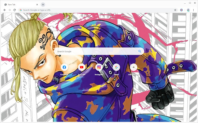 Ken Ryuguji 东京卍复仇者 壁纸新标签页 chrome谷歌浏览器插件_扩展第3张截图