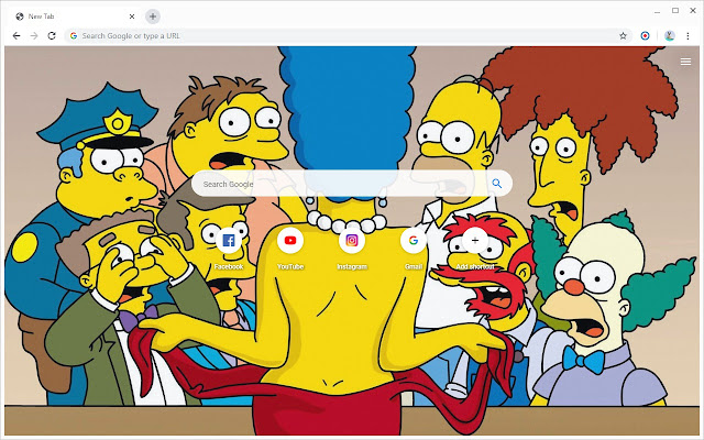 辛普森一家 壁纸新标签页 chrome谷歌浏览器插件_扩展第3张截图