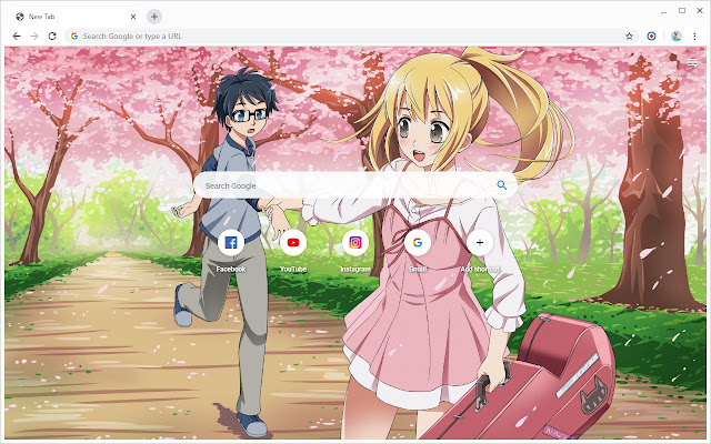 Your Lie in April 壁纸新标签页 chrome谷歌浏览器插件_扩展第1张截图