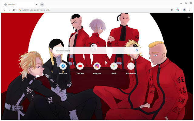 Tenjiku Gang 东京卍复仇者 壁纸新标签页 chrome谷歌浏览器插件_扩展第1张截图