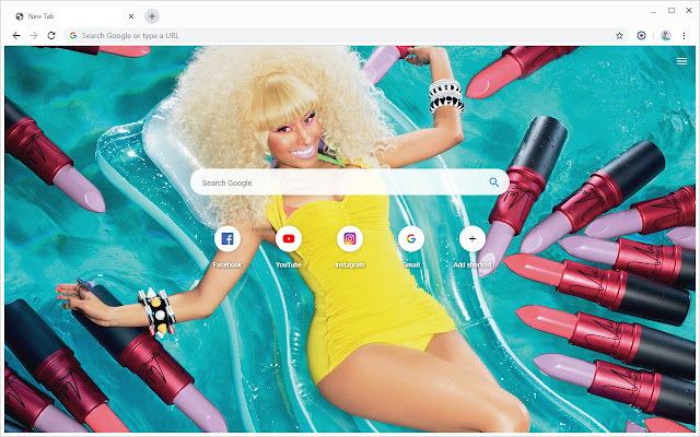 Nicki Minaj 壁纸新标签页 chrome谷歌浏览器插件_扩展第1张截图