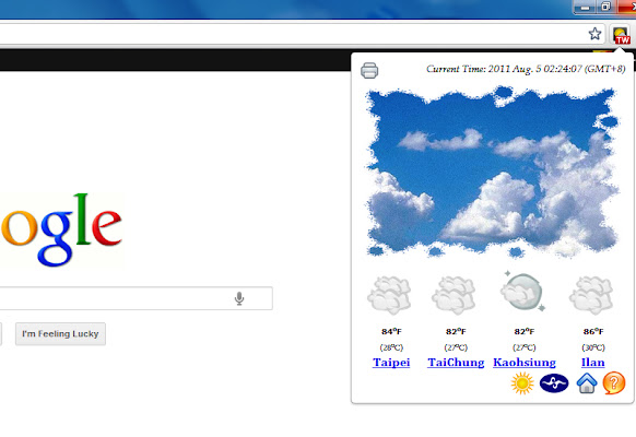 TW Current Weather chrome谷歌浏览器插件_扩展第4张截图