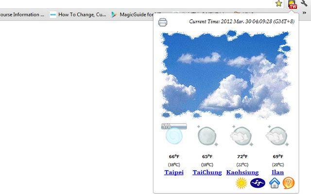 TW Current Weather chrome谷歌浏览器插件_扩展第6张截图