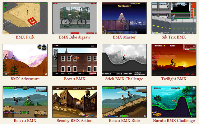 Bmx Games chrome谷歌浏览器插件_扩展第1张截图