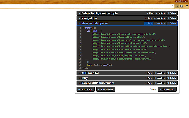 InjectCode chrome谷歌浏览器插件_扩展第1张截图