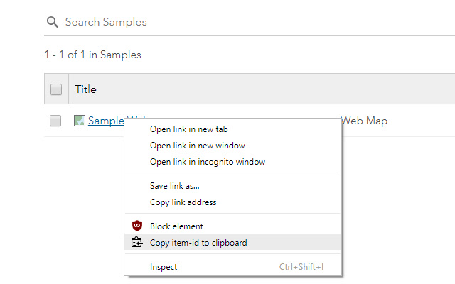 ArcGIS Item-Id Extractor chrome谷歌浏览器插件_扩展第1张截图