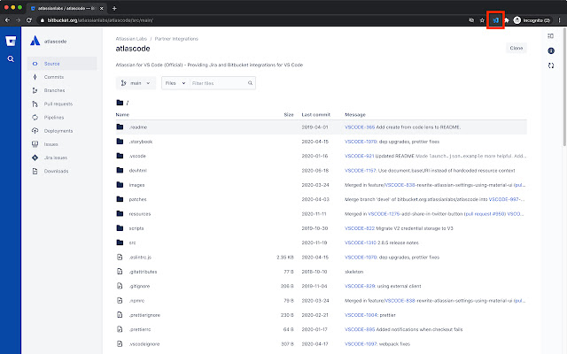 Open in VS Code chrome谷歌浏览器插件_扩展第2张截图