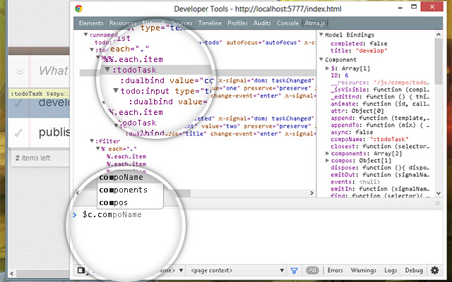 Atma.js DevTool chrome谷歌浏览器插件_扩展第1张截图