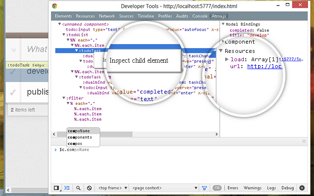 Atma.js DevTool chrome谷歌浏览器插件_扩展第2张截图