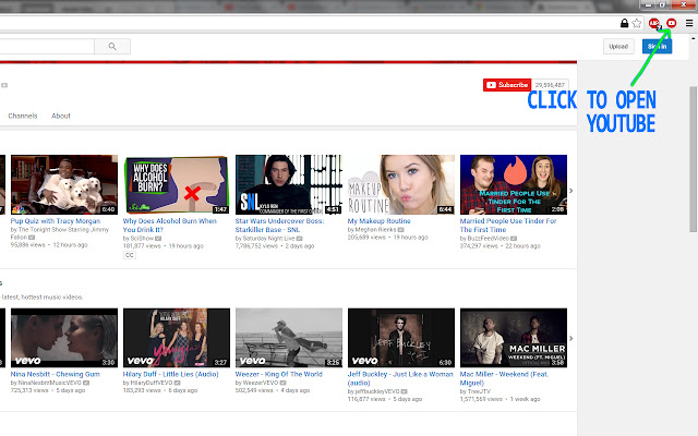 Youtube Button chrome谷歌浏览器插件_扩展第1张截图