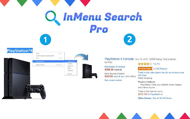 InMenu Search Pro chrome谷歌浏览器插件_扩展第1张截图