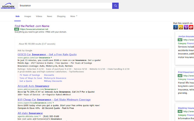 Searchen Search Engine chrome谷歌浏览器插件_扩展第2张截图