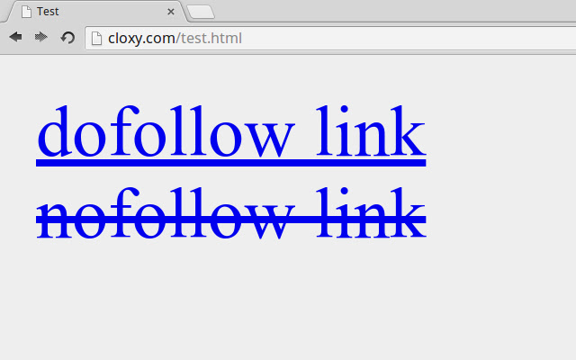 Strike Out Nofollow Links chrome谷歌浏览器插件_扩展第1张截图