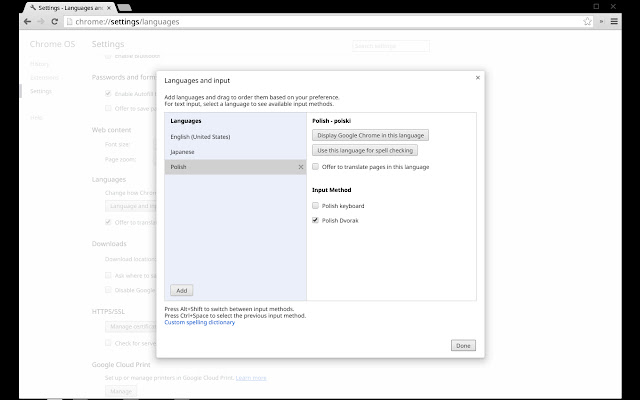 Polish Dvorak chrome谷歌浏览器插件_扩展第1张截图