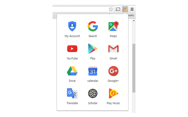 Google Apps Menu chrome谷歌浏览器插件_扩展第2张截图
