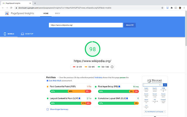 Google PageSpeed Insights API Extension chrome谷歌浏览器插件_扩展第3张截图