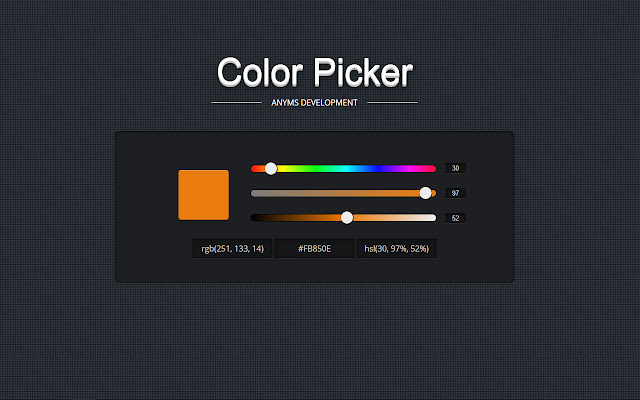 Advance Color Picker chrome谷歌浏览器插件_扩展第1张截图