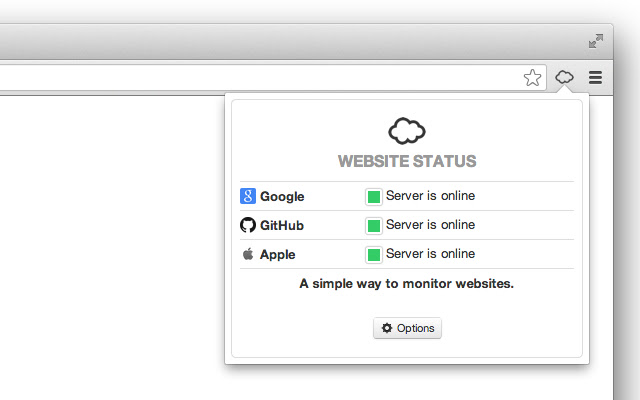 Website Status chrome谷歌浏览器插件_扩展第1张截图