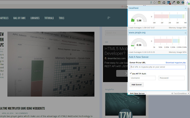 ServerPulse chrome谷歌浏览器插件_扩展第1张截图