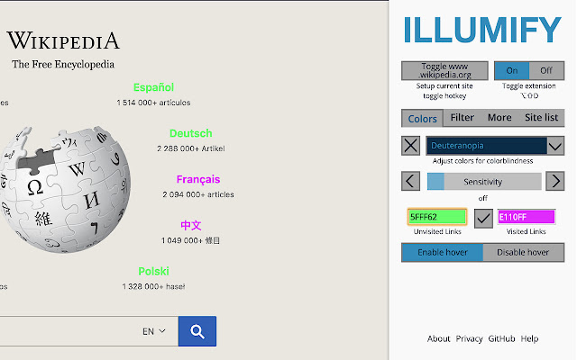 Illumify chrome谷歌浏览器插件_扩展第2张截图