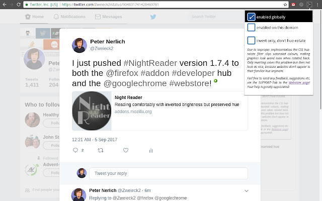 Night Reader chrome谷歌浏览器插件_扩展第2张截图