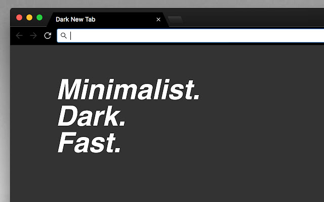 Dark New Tab chrome谷歌浏览器插件_扩展第2张截图