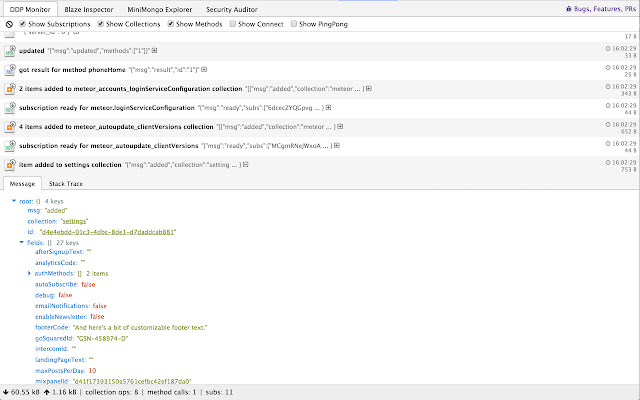 Meteor DevTools chrome谷歌浏览器插件_扩展第1张截图