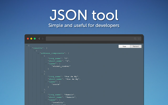 JSON Tool chrome谷歌浏览器插件_扩展第1张截图