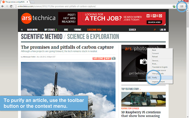 Purify chrome谷歌浏览器插件_扩展第3张截图