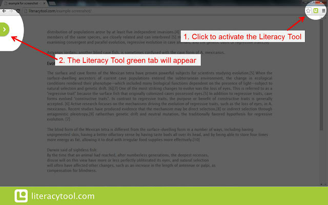 Literacy Tool chrome谷歌浏览器插件_扩展第1张截图
