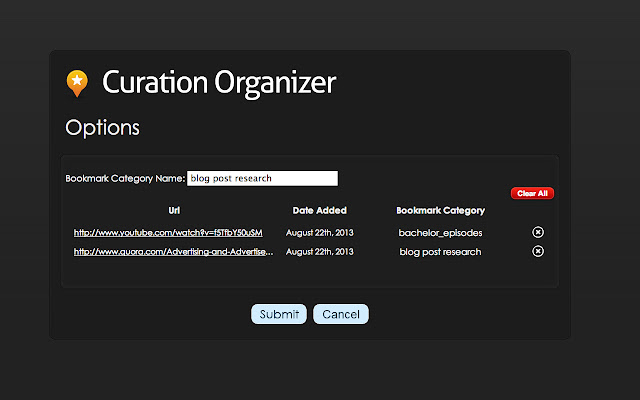 Curation Organizer chrome谷歌浏览器插件_扩展第5张截图