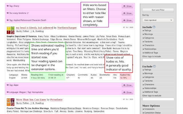 AO3 Enhancements chrome谷歌浏览器插件_扩展第1张截图