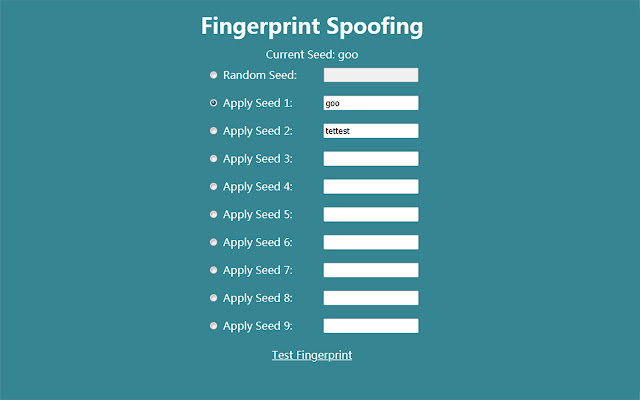 Fingerprint Spoofing chrome谷歌浏览器插件_扩展第2张截图