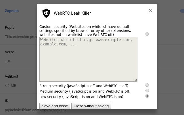 WebRTC Leak Killer chrome谷歌浏览器插件_扩展第2张截图