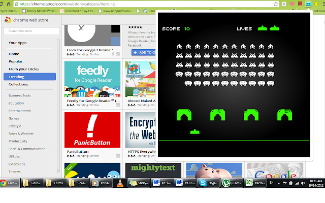 Space invaders chrome谷歌浏览器插件_扩展第1张截图