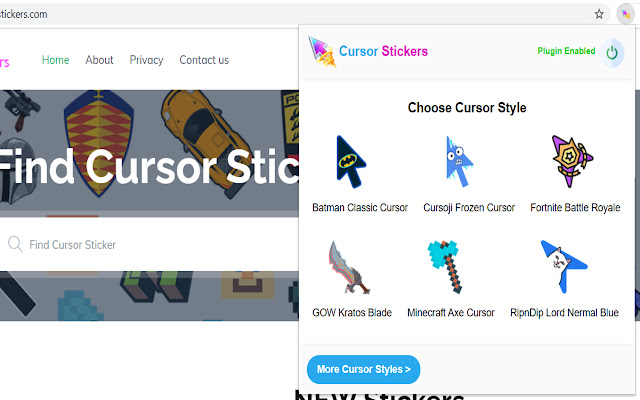 Cursor Stickers chrome谷歌浏览器插件_扩展第5张截图