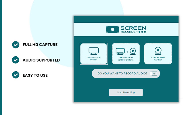 Screen & Webcam Recorder chrome谷歌浏览器插件_扩展第3张截图