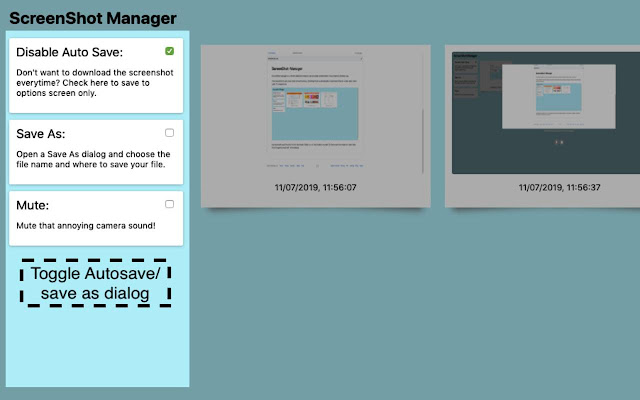 ScreenShot Manager chrome谷歌浏览器插件_扩展第3张截图