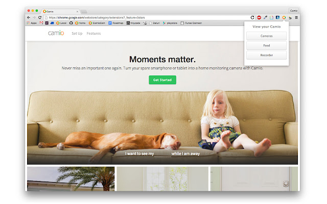 Camio chrome谷歌浏览器插件_扩展第3张截图