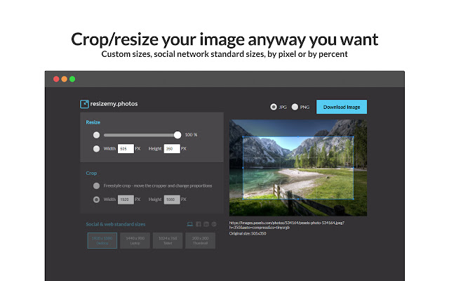 resizemy.photos chrome谷歌浏览器插件_扩展第4张截图