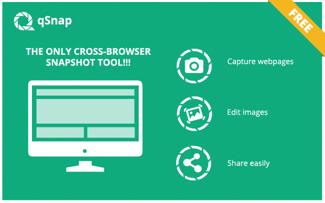 qSnap: Screen Capture, Screenshot, Annotation chrome谷歌浏览器插件_扩展第1张截图