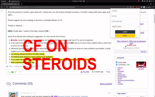 CF ON STEROIDS chrome谷歌浏览器插件_扩展第1张截图