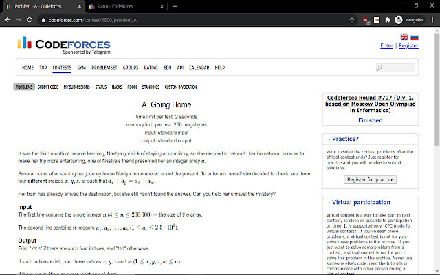 Codeforces Solutions chrome谷歌浏览器插件_扩展第1张截图
